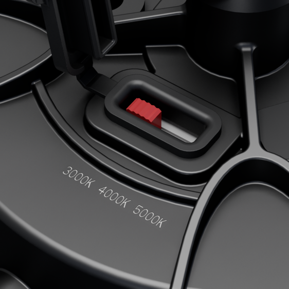 Buy LED High Bay Lights Australia UFO LED High Bay Light W300mm Black Aluminium TRI Colour - SHB23MP200TC