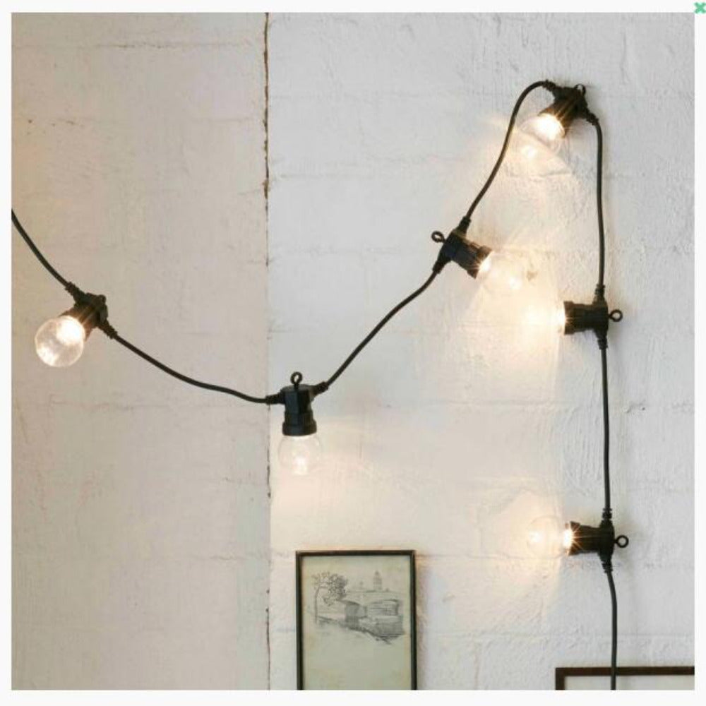 Buy Festoon Lights Australia LED Festoon 20 Lights Black Clear - LL001FS02