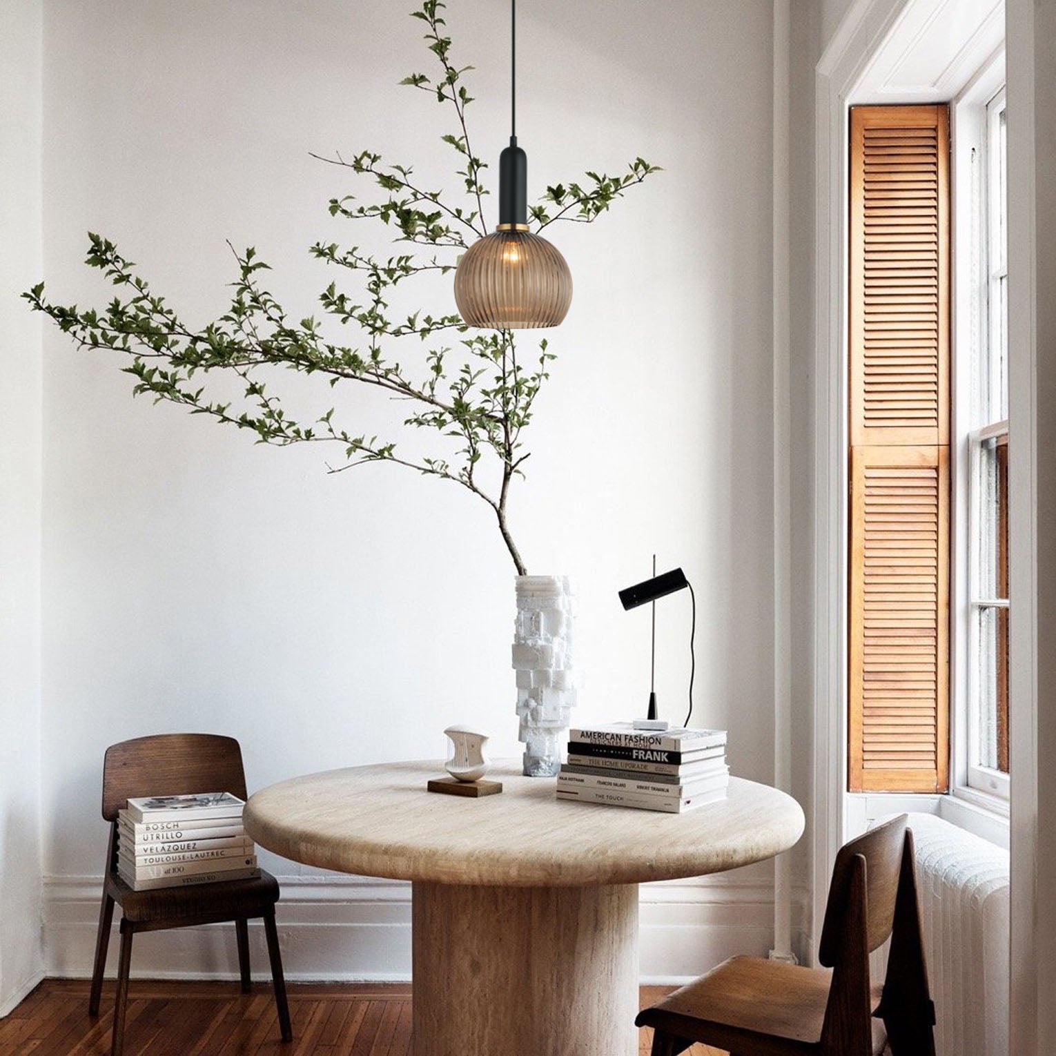 Buy Pendant Lights Australia Vintaj 1 Light Pendant Amber Glass Wine Glass Shape - VINTAJ3