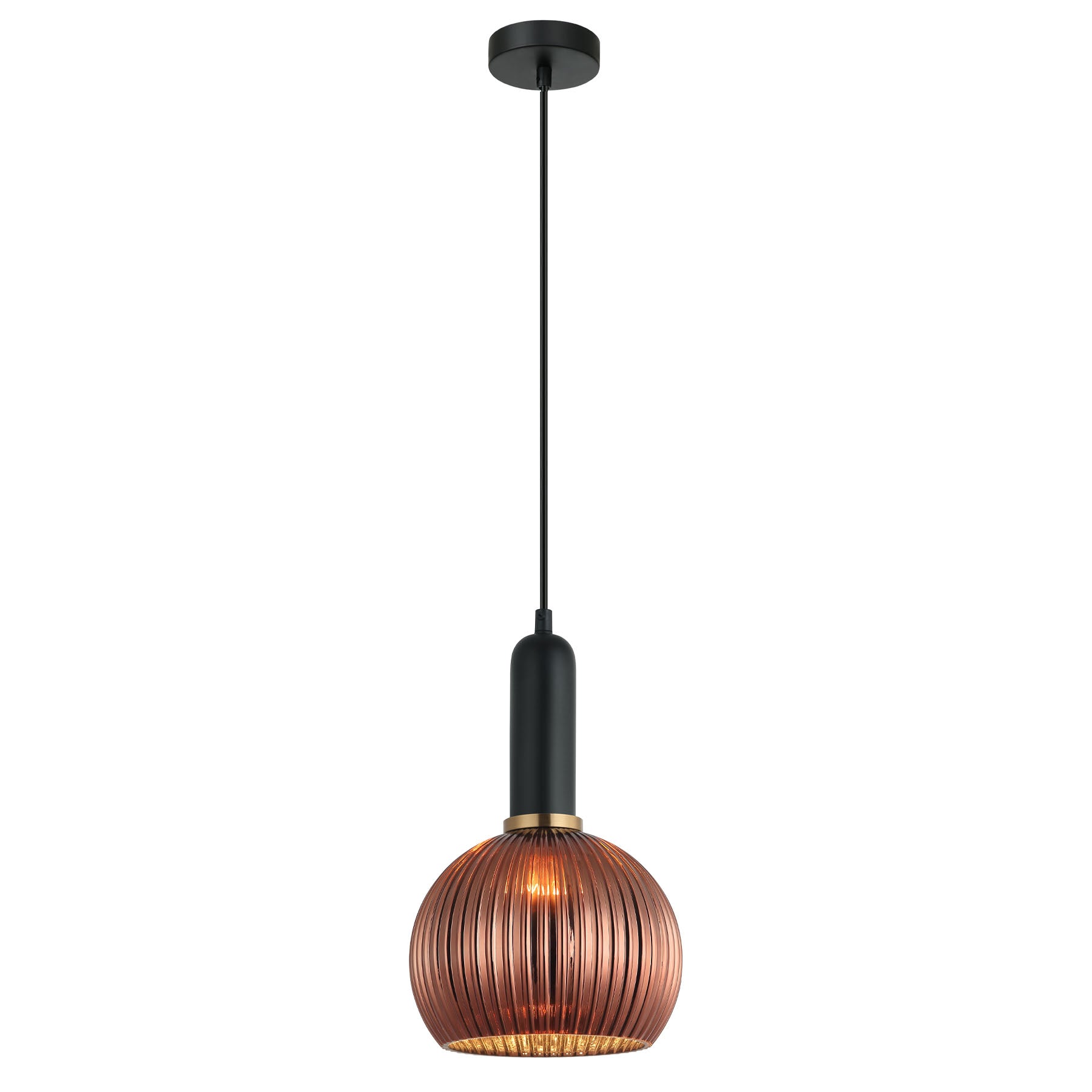 Buy Pendant Lights Australia Vintaj 1 Light Pendant Copper Glass Wine Glass Shape - VINTAJ4