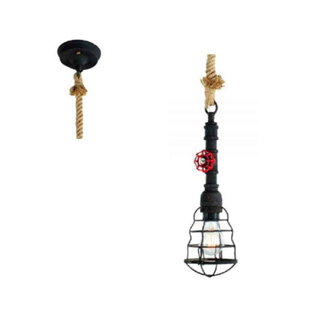Buy Mini Pendants Australia Vintage Pipe Pendant Light in Rusty - LL002PL033RST