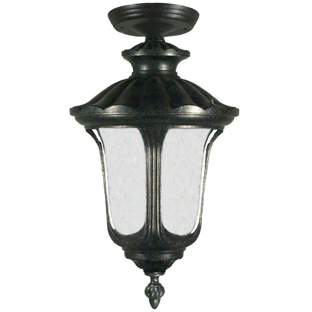 Buy Outdoor Close To Ceiling Lights Australia Waterford Medium Under Eave Light Antique Black IP44 - 1000566
