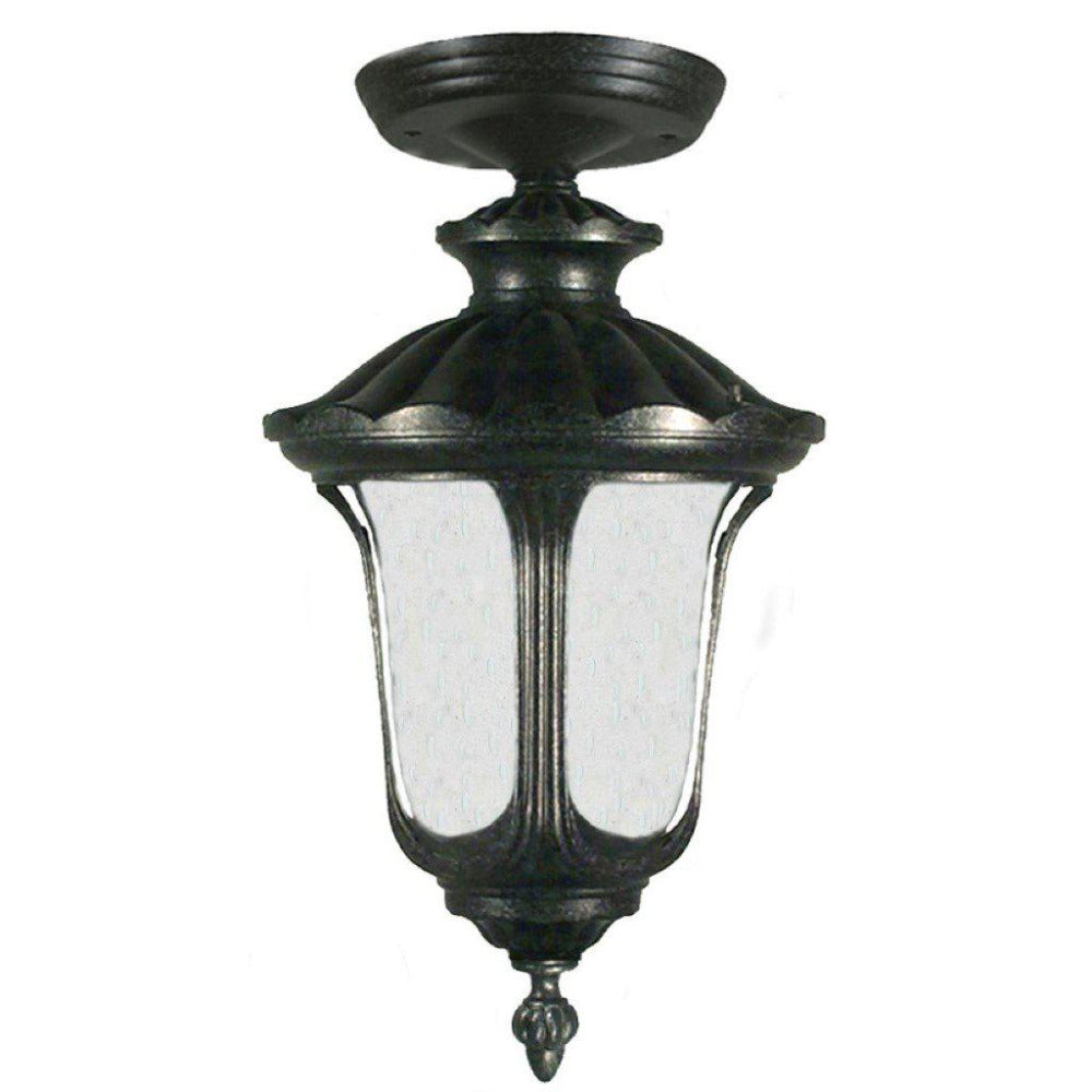 Buy Outdoor Close To Ceiling Lights Australia Waterford Small Under Eave Light Antique Black IP44 - 1000567