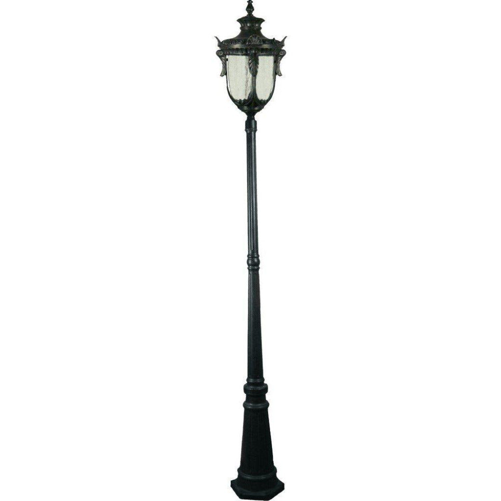 Wellington Large Outdoor Post Light Antique Black IP44 - 1000578