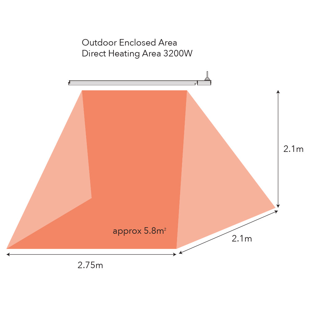 Buy Heaters Australia HEATWAVE PRO 3200w Radiant Strip Heater - VSH3200