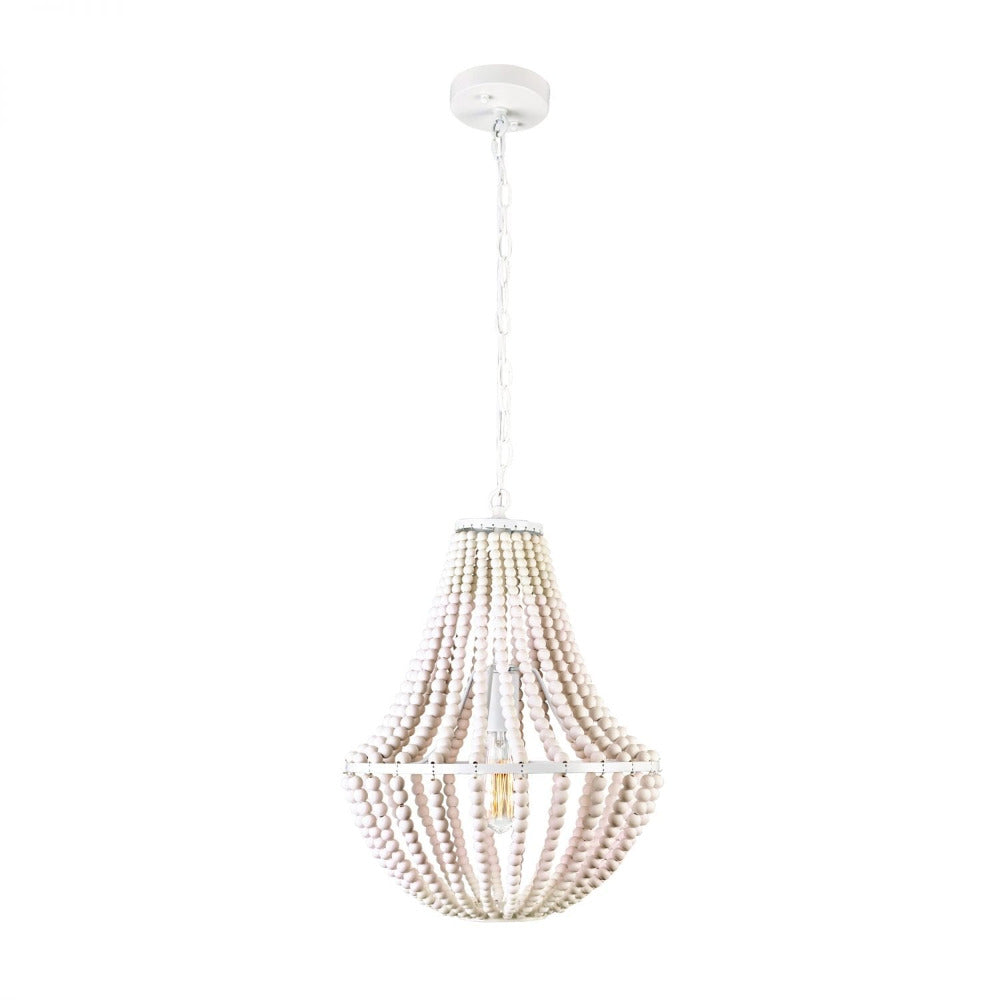 Buy Pendant Lights Australia Willow 1 Light Pendant White Wash - MG2621WHT