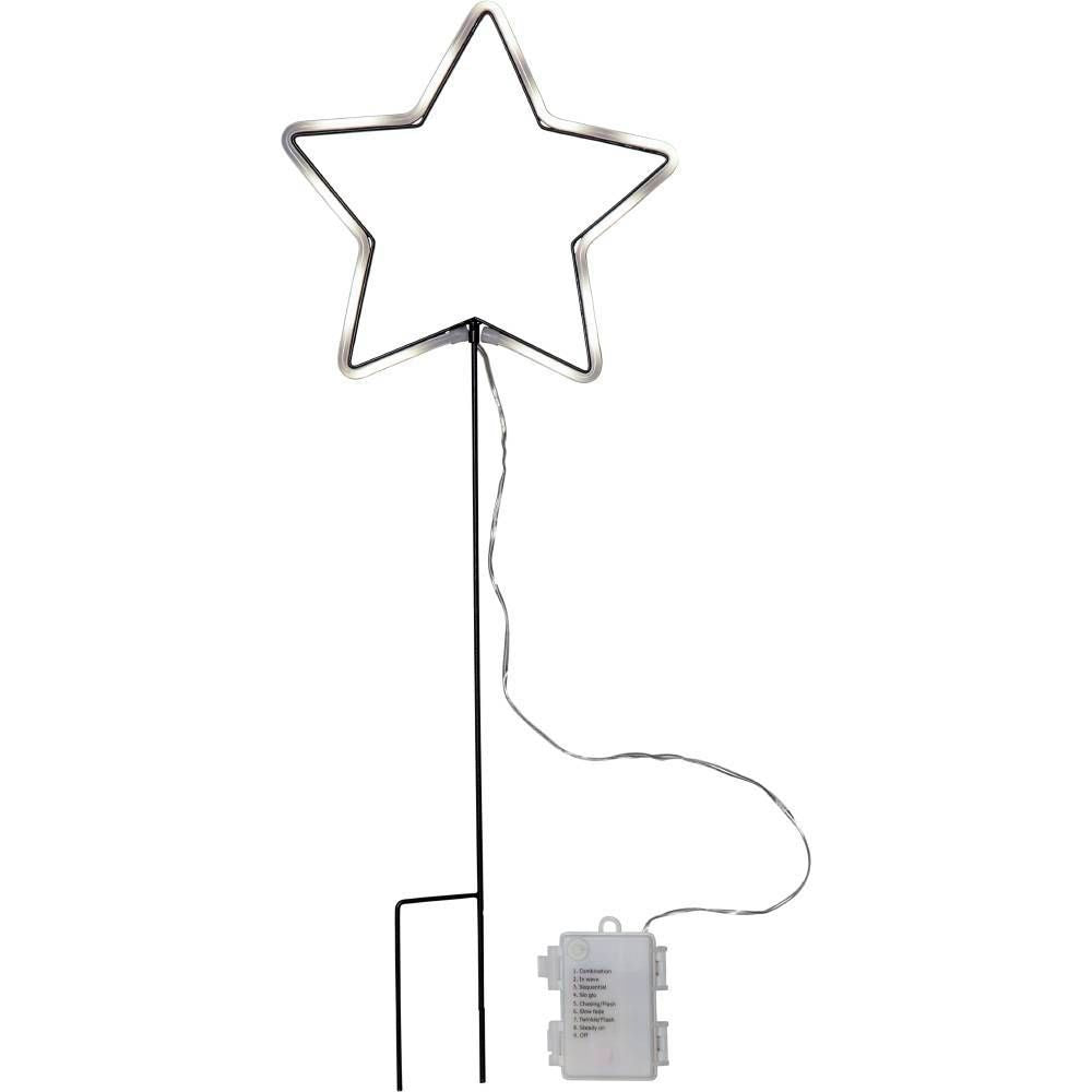 Buy Christmas Lights Australia XMAS Neonstar Black Stake Neutral White - 411177