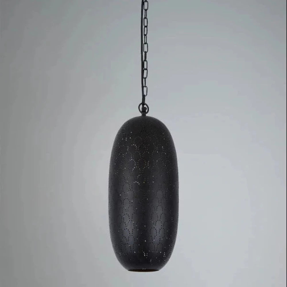 Buy Pendant Lights Australia Anaconda Pendant Light Black Metal - ZAF11249