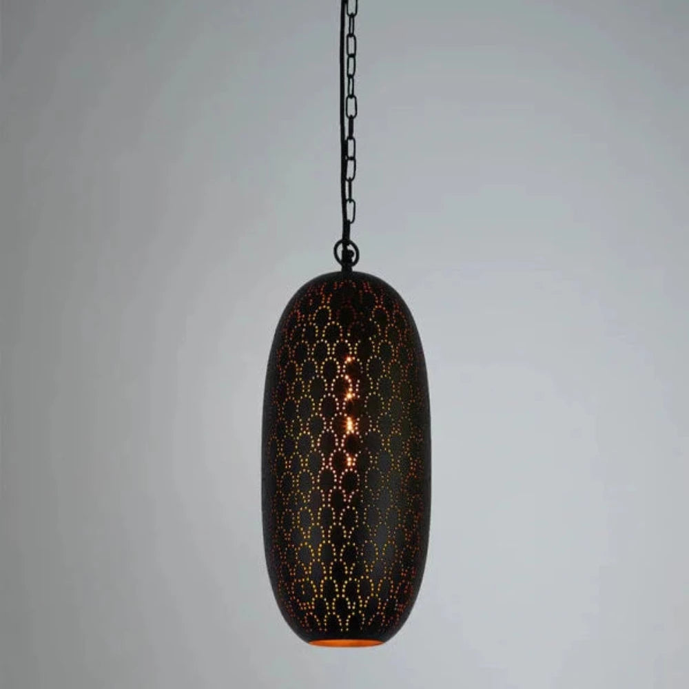 Anaconda Pendant Light Black Metal - ZAF11249