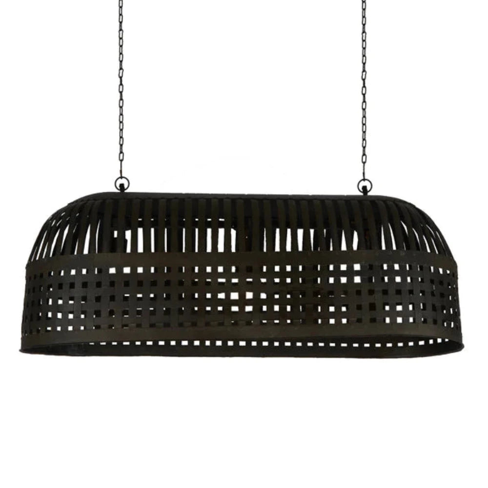 Buy Pendant Lights Australia Esch Pendant 3 Lights Antique Black Metal - ZAF12090
