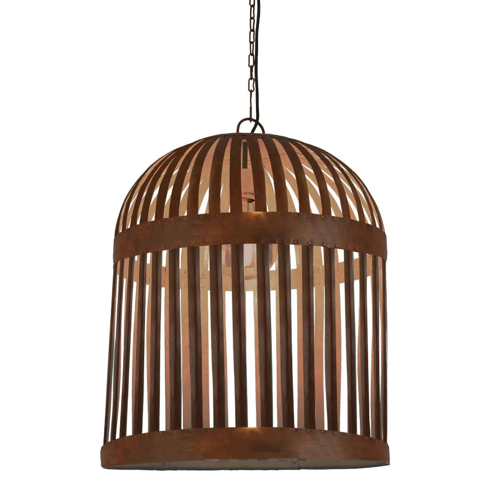 Esch Pendant Light W500mm Rust Metal - ZAF5239RU