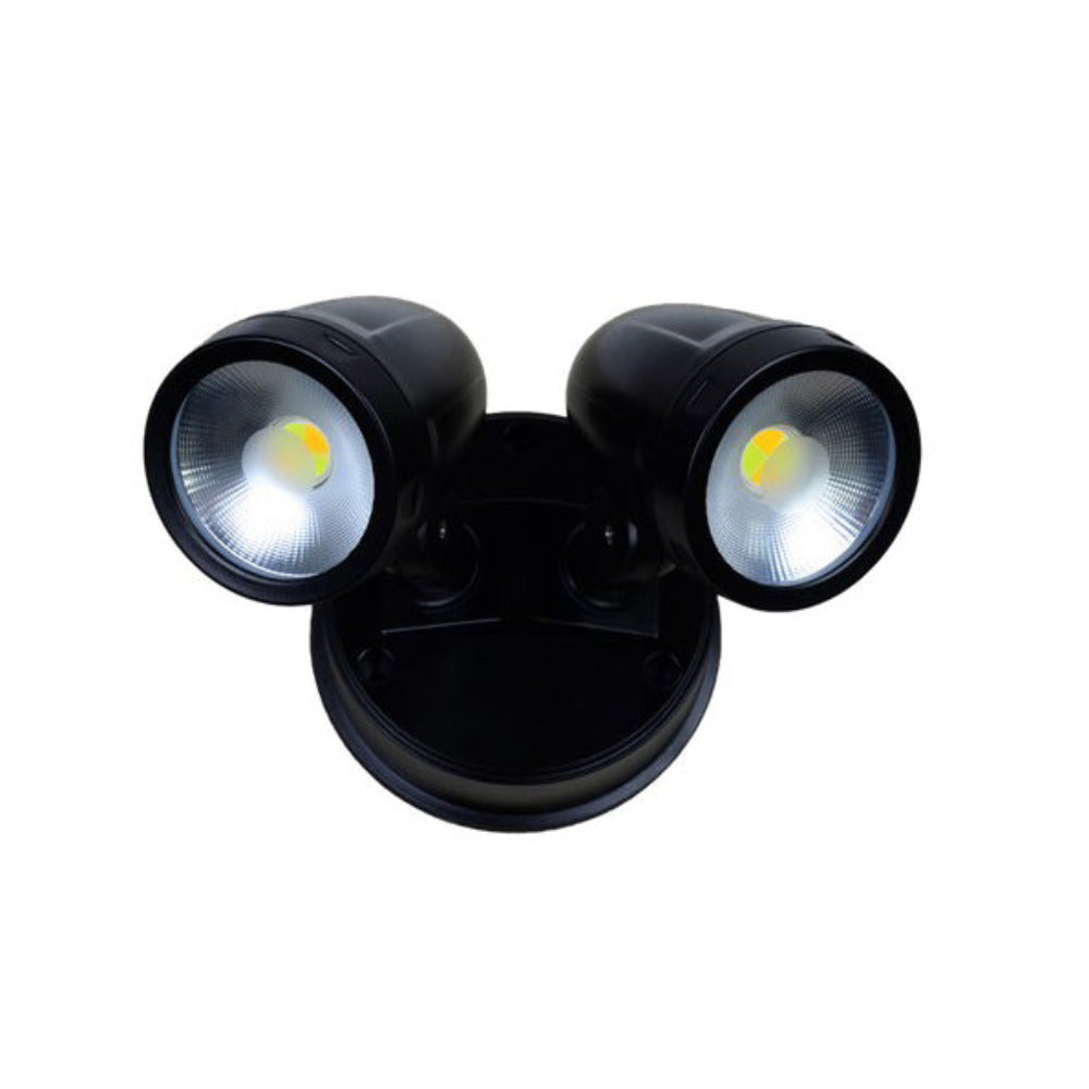 Buy Exterior Spotlights Australia Vaccus Exterior 2 Spotlight weatherproof Black Aluminium 3 CCT - TLVA3026M