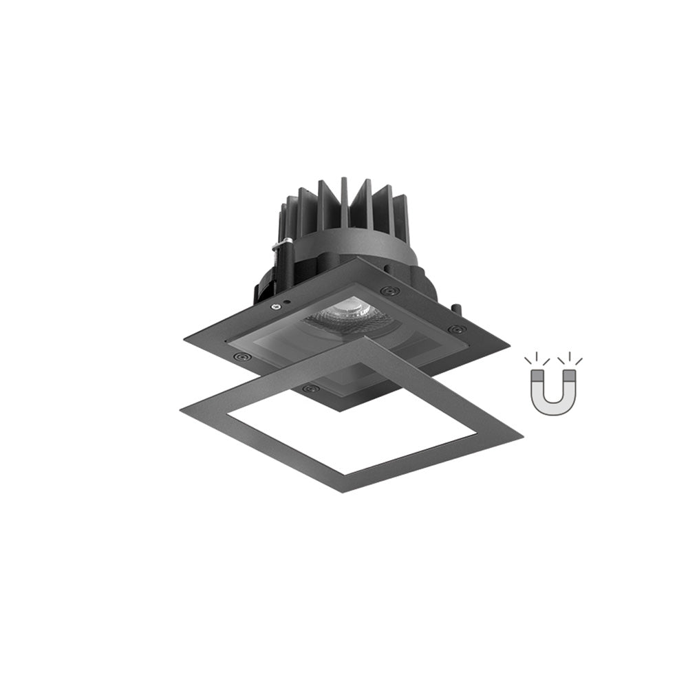 Buy Recessed LED Downlights Australia Altopiano 1.1 Square Recessed LED Downlight CRI90 On / Off 2200K - AP1110