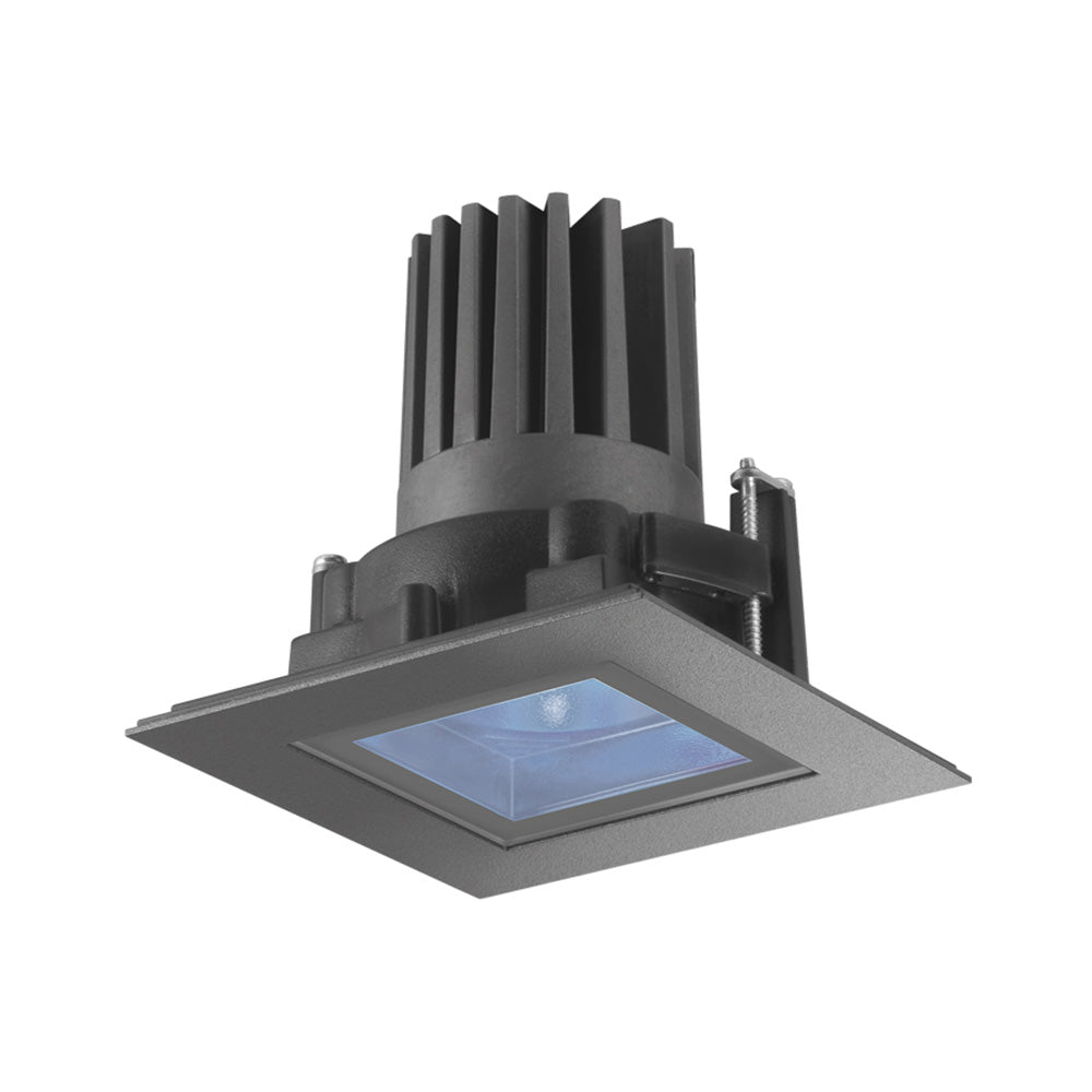 Buy Recessed LED Downlights Australia Altopiano 1.3 Square Recessed LED Downlight 24V Honey Plastic RGBW+3000K - AP130