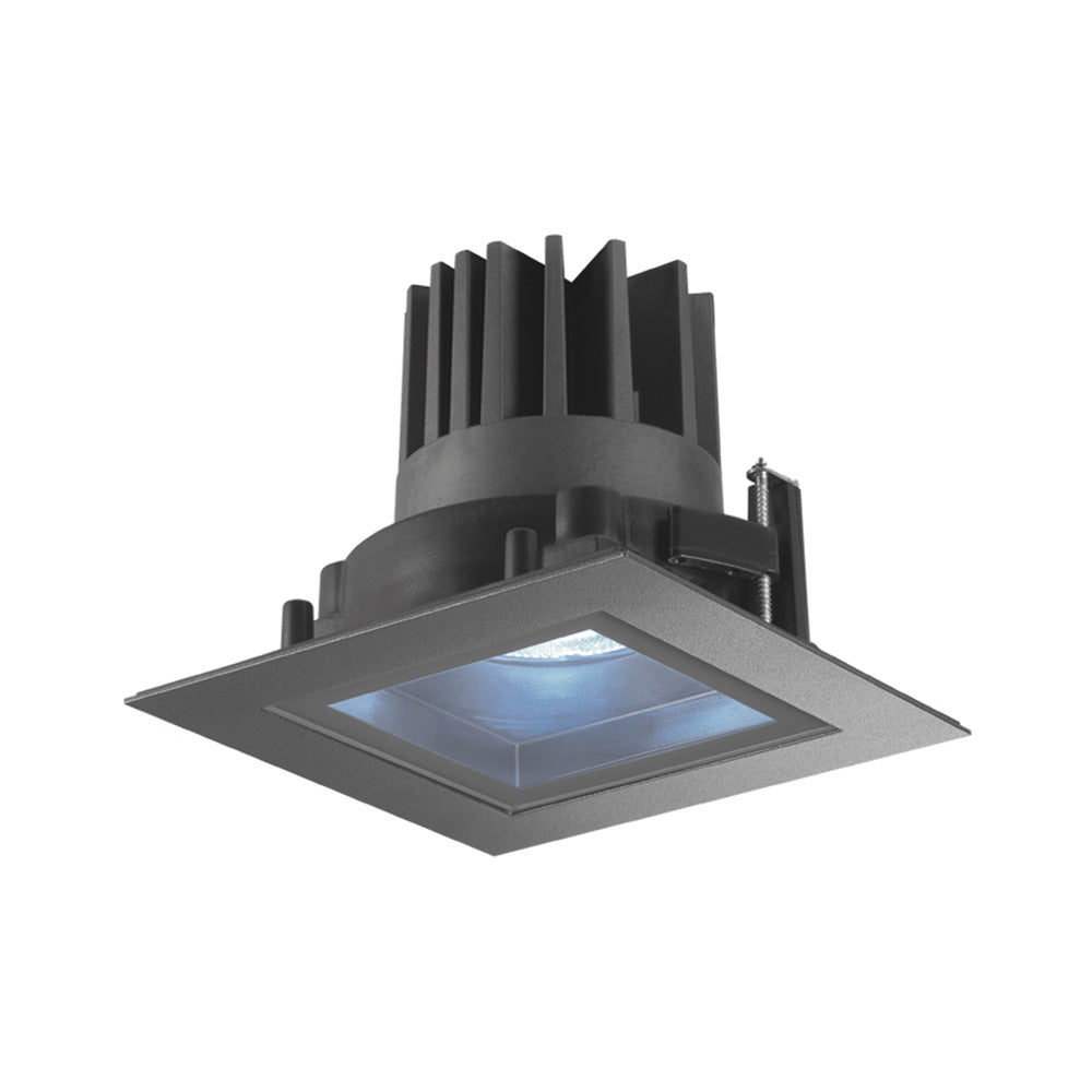 Buy Recessed LED Downlights Australia Altopiano 2.3 Square Recessed LED Downlight 24V Honey Plastic RGBW+3000K - AP2300