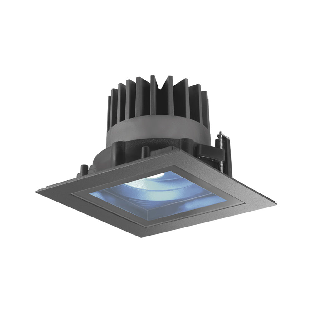 Buy Recessed LED Downlights Australia Altopiano 3.3 Square Recessed LED Downlight Honey 24V Plastic RGBW+3000K - AP3300