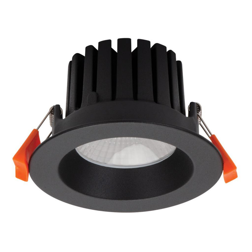 Buy Recessed LED Downlights Australia Aqua Recessed LED Downlight 13W Black Aluminium 3CCT / DALI - 21289