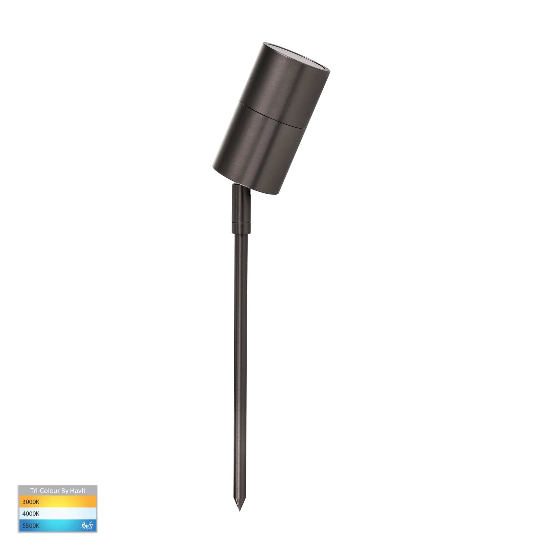 Buy LED Spike Lights Australia Tivah Spike Light Adjustable H394mm 12V Graphite Brass 3 CCT - HV1477T