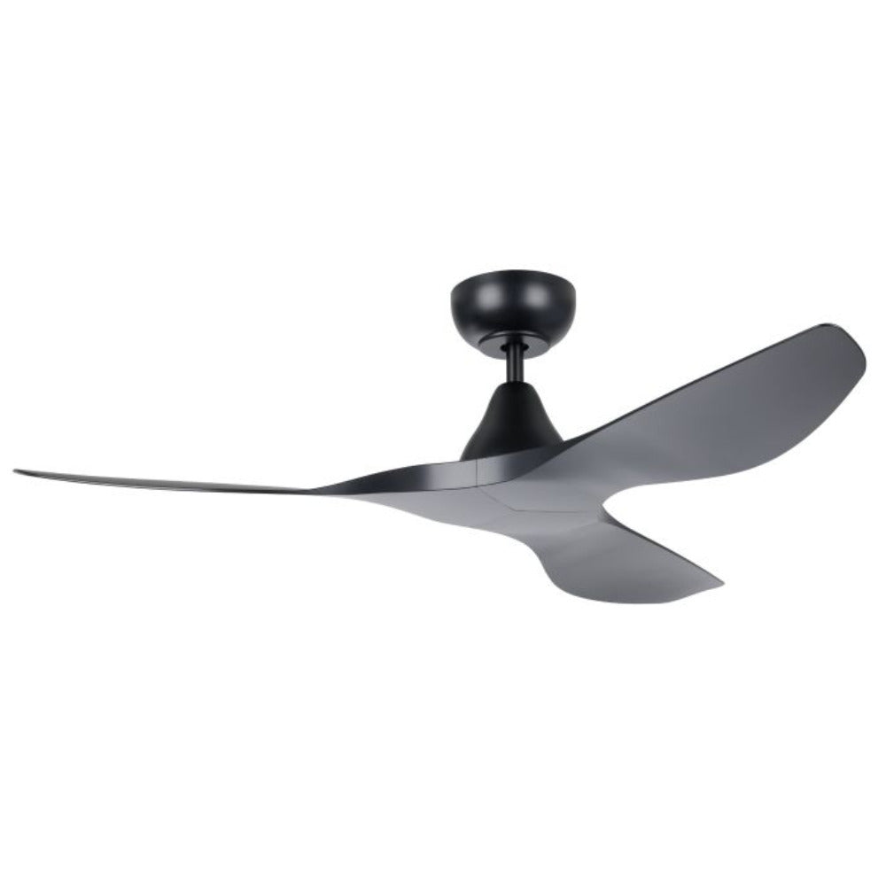 Buy DC Ceiling Fans Australia Surf DC Ceiling Fan 52" ABS Matt Black - 20549802