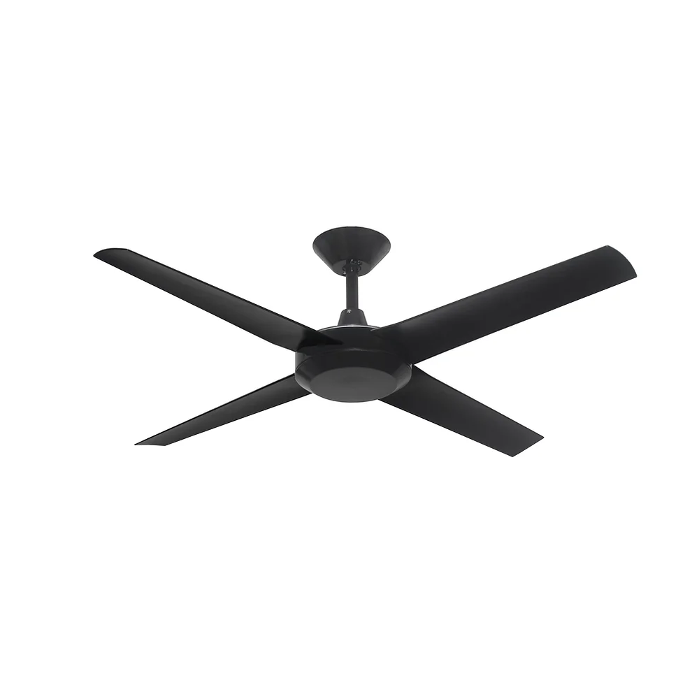 Buy AC Ceiling Fans Australia Concept AC Ceiling Fan 52" Matt Black Polymer Blade - C501