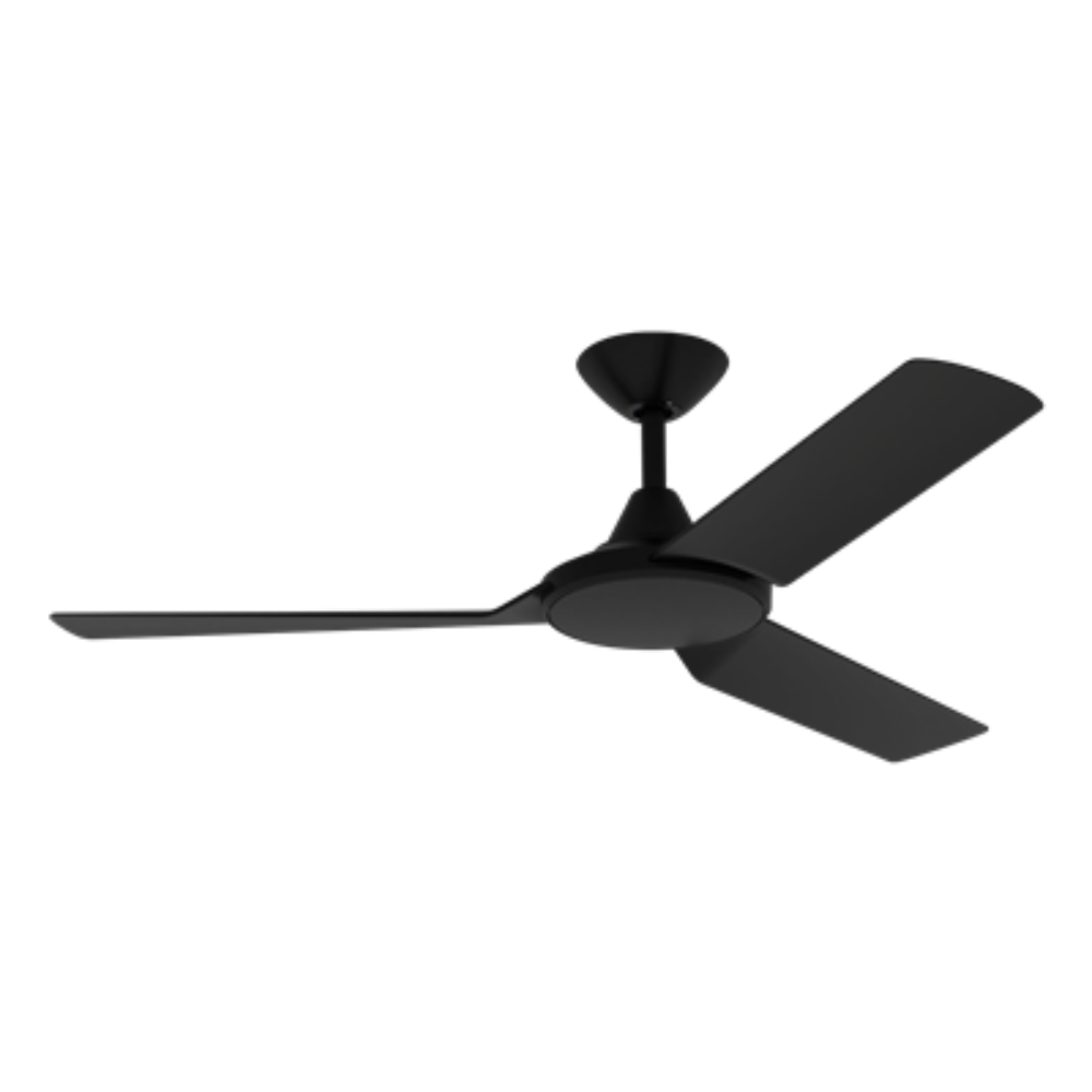 Buy DC Ceiling Fans Australia Axis DC Ceiling Fan 48" Black ABS Polymer Blades - 60020