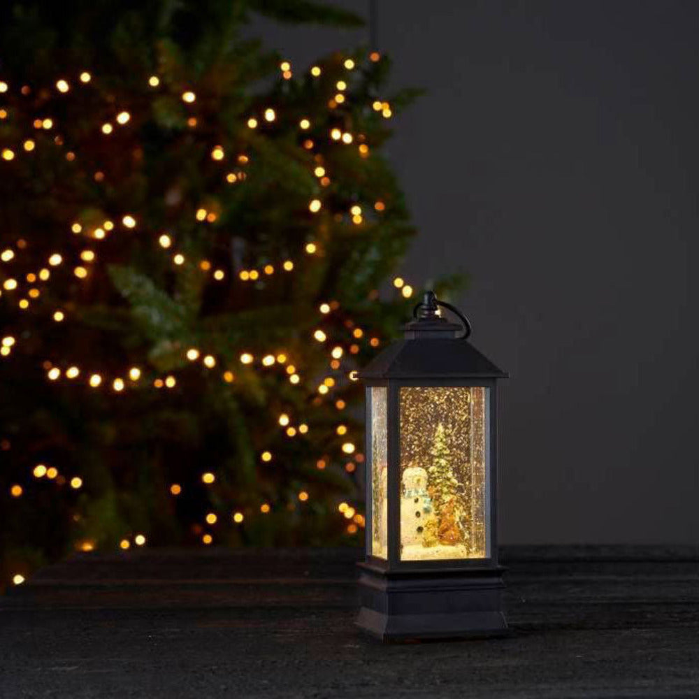 Buy Christmas Lights Australia XMAS Vinter Snowman Lantern Black - 411232