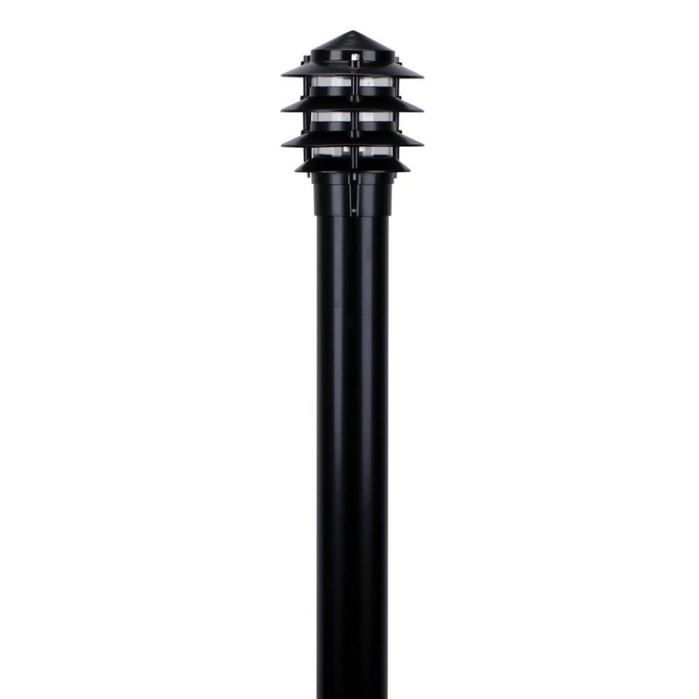 Buy Bollard Lights Australia BL-100 Bollard Light H1168mm Black Aluminium - 10729