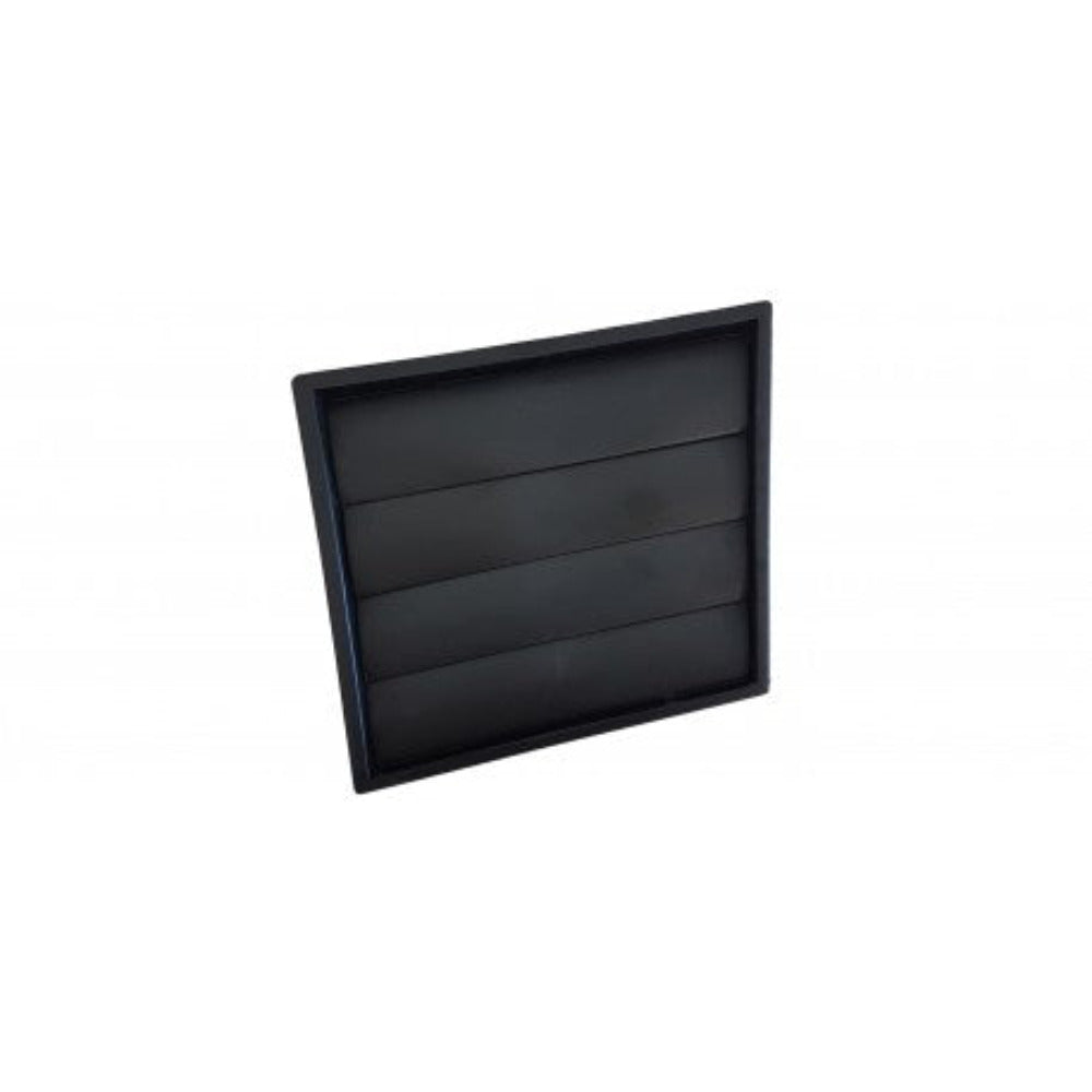 Buy Fan Accessories Australia Standard Gravity Shutter Grille 150mm Black - V150GLBL