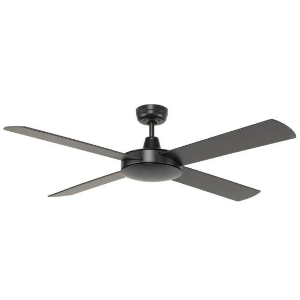 Buy AC Ceiling Fans Australia Tempest 52'' Ceiling Fan Black With Black Blades - 99983/06