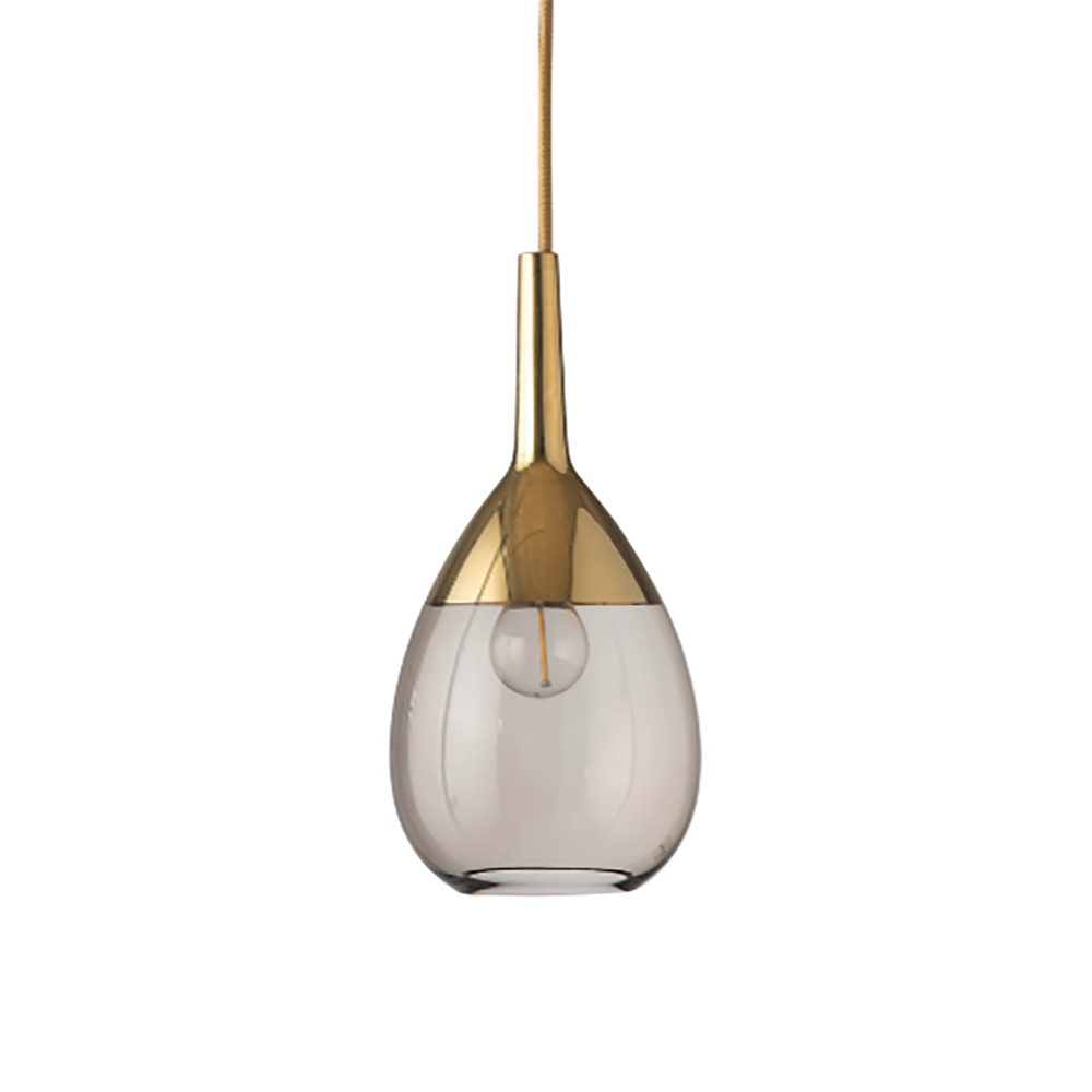 Buy Pendant Lights Australia Lute Pendant Light W140mm Glass - LA1014