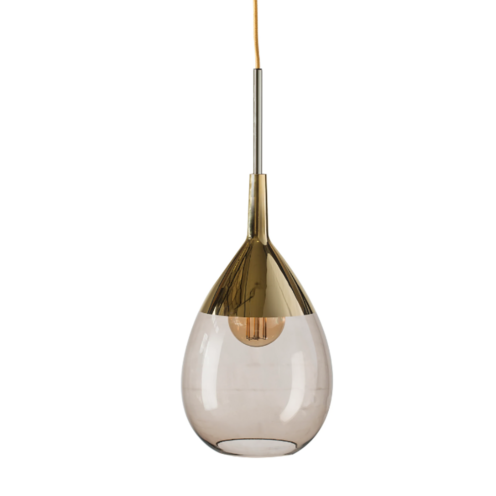 Buy Pendant Lights Australia Lute Pendant Light W220mm Glass - LA101