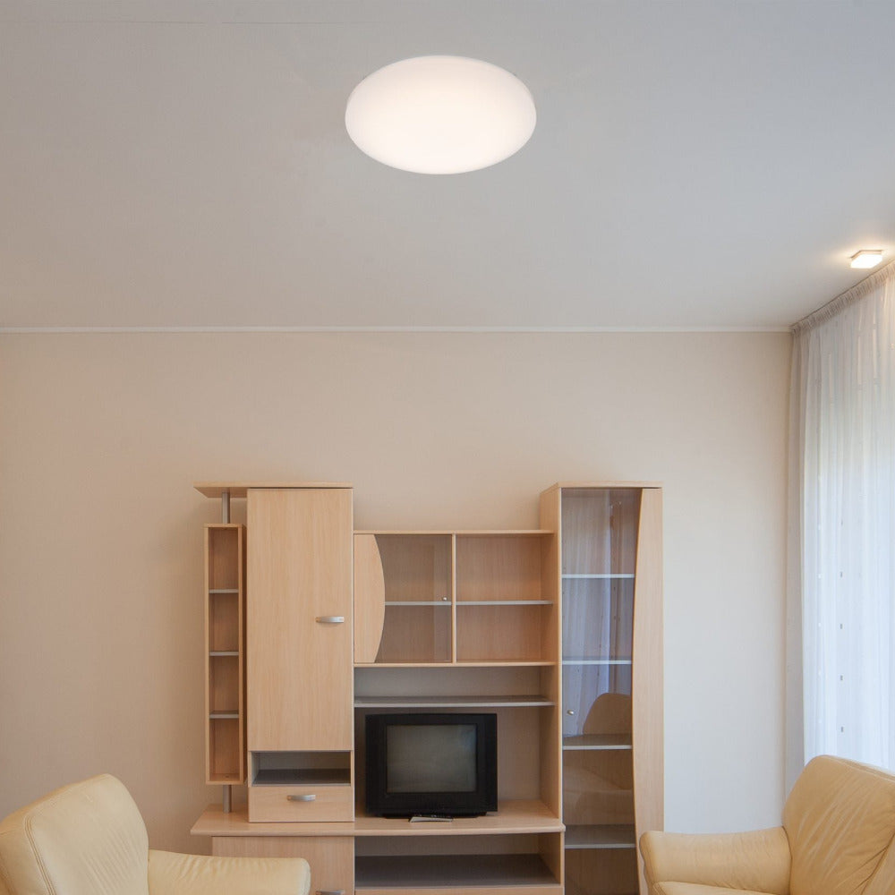 Buy Smart LED Oysters Australia Nikola Smart LED Dimmable 22W Tri-CCT Oyster Light WIFI - SMCL01