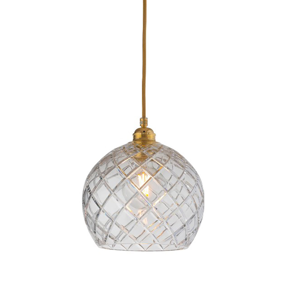 Buy Pendant Lights Australia Rowan Pendant Light W220mm Glass Matt Gold - LA101