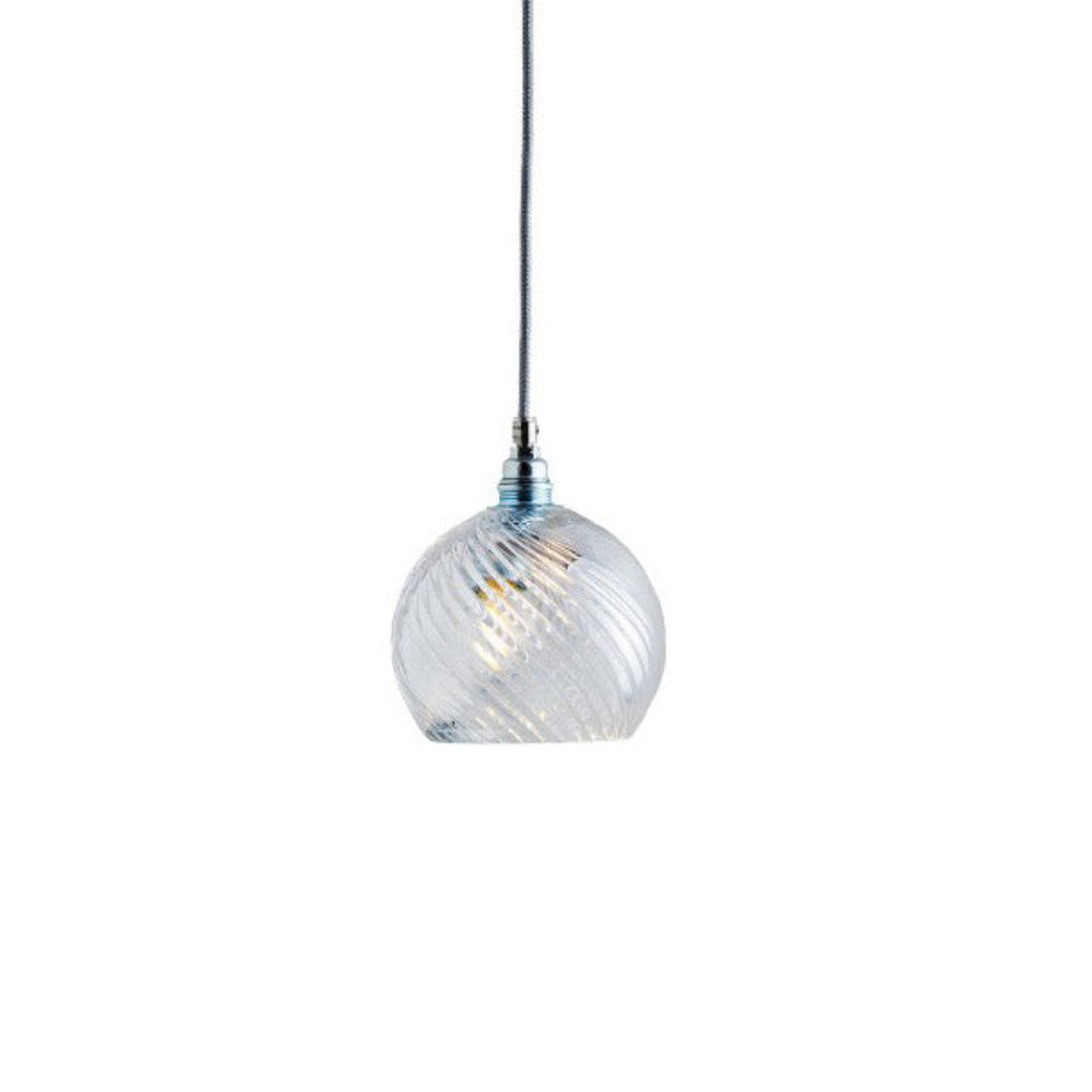 Buy Pendant Lights Australia Rowan Pendant Light W155mm Glass Matt Silver - LA1015