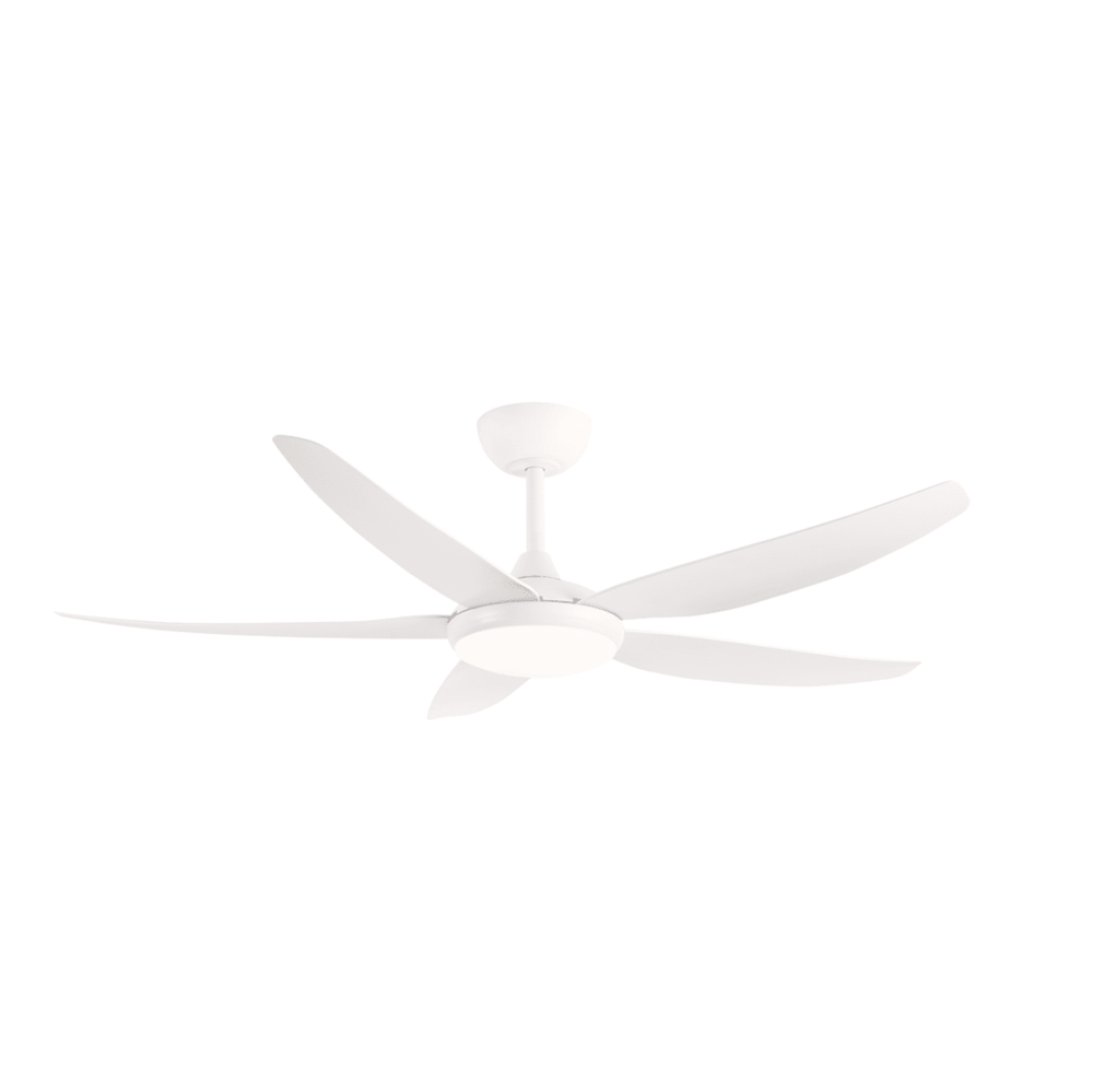 Buy DC Ceiling Fans With Light Australia AMARI DC Ceiling Fan 56" Matt White LED Light Matt White - 21725/05