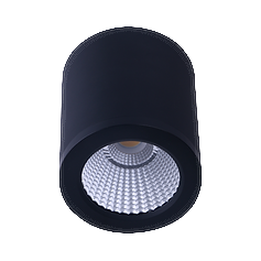 Buy Surface Mounted Downlights Australia LED Surface Mounted Downlight Black Aluminum 20W TRI Colour - DL2092/BK/TC