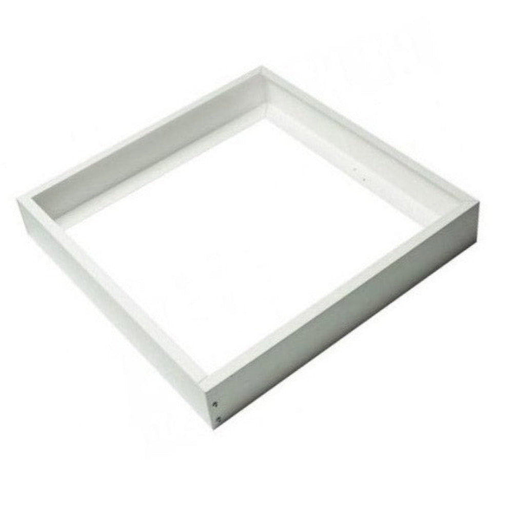 Buy Panel Frames Australia Surface Panel Frame 600mm x 600mm White Steel - FRAME-PANEL SUR-MOUNT 600*600