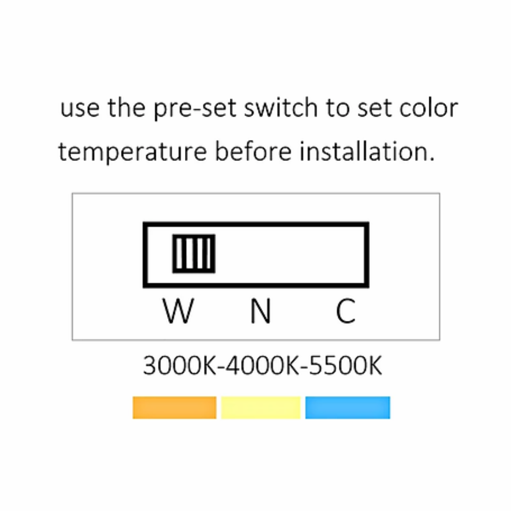 Buy Recessed Downlights Australia Recessed LED Downlight White 10W TRI Colour - DL9413 WH