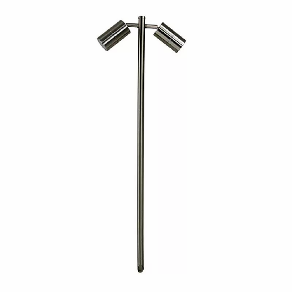 Buy Spike Lights Australia Garden Spike 2 Lights Adjustable Clear Stainless Steel 316 - 3313