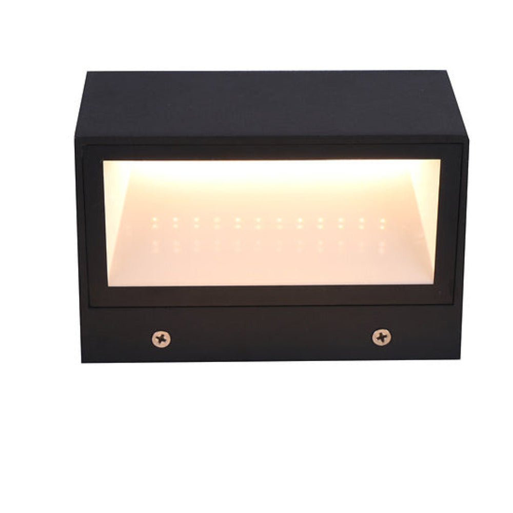 Buy Exterior Wall Lights Australia Exterior Wall Light W218mm Aluminium 3CCT - SE-W1128-6