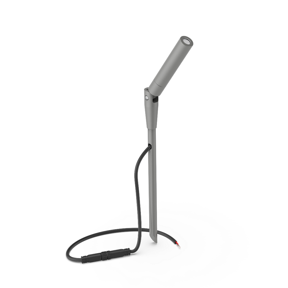 Buy Spike Lights Australia Lumena Spike Light Adjustable 24V DC W17mm Venerable Silver Aluminium - AQL-116-A4-B002