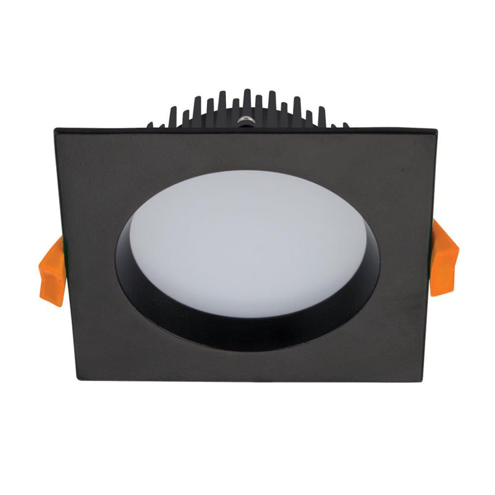 Deco Square Recessed LED Downlight 13W Black Aluminium 3CCT / DALI - 21592