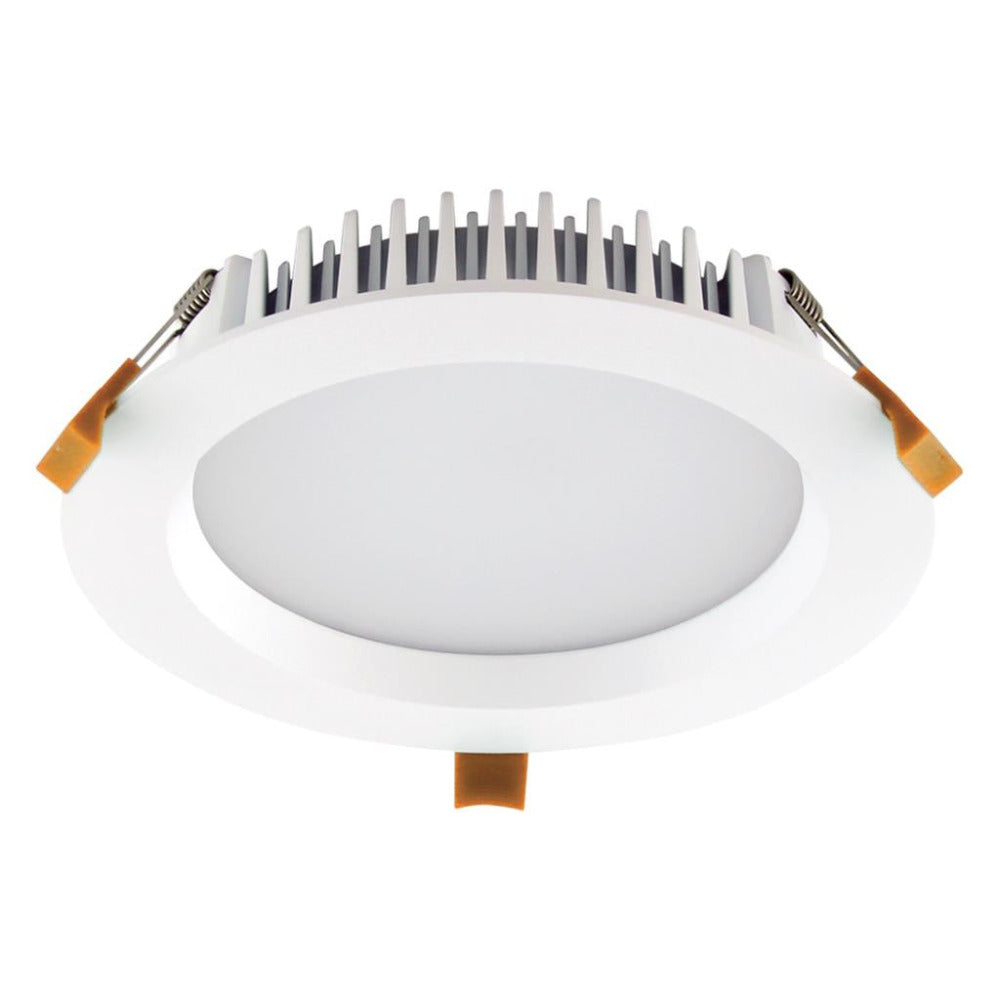 Deco Round Recessed LED Downlight 20W White Aluminium 3CCT / DALI - 21594