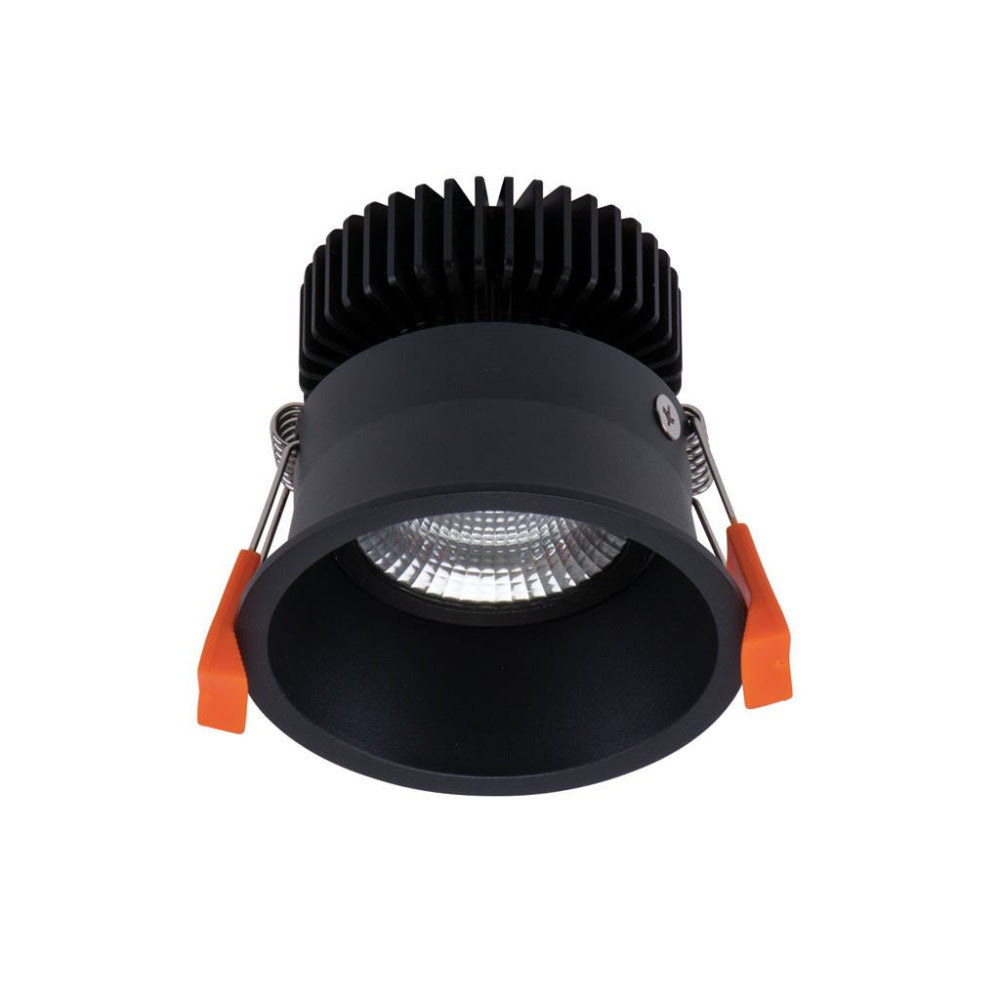 Buy Recessed LED Downlights Australia Deep Recessed Downlight 10W Black Aluminium 3CCT / DALI - 21733