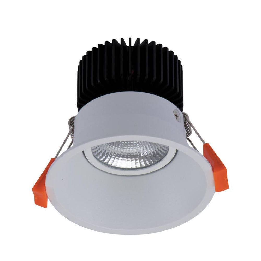 Buy Recessed LED Downlights Australia Deep Recessed LED Downlight 13W White Aluminium 3CCT / DALI - 21736