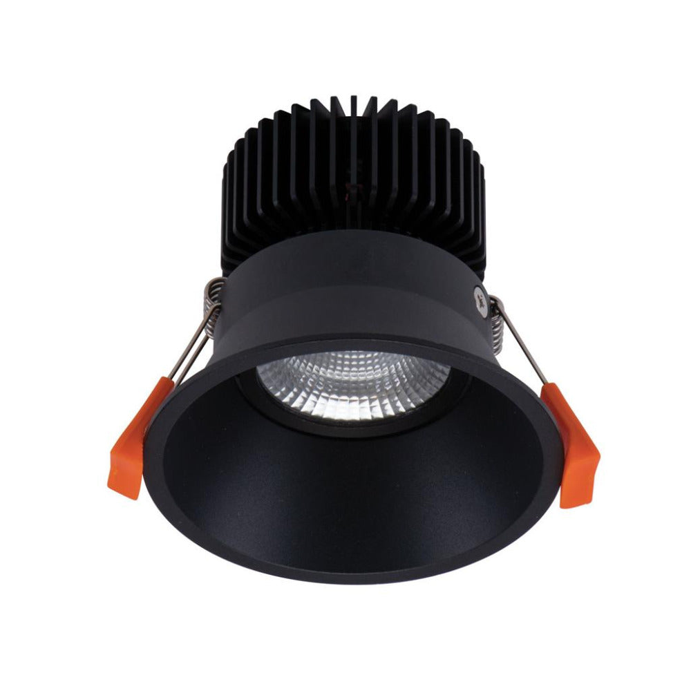 Buy Recessed LED Downlights Australia Deep Recessed LED Downlight 13W Black Aluminium 3CCT - 21731
