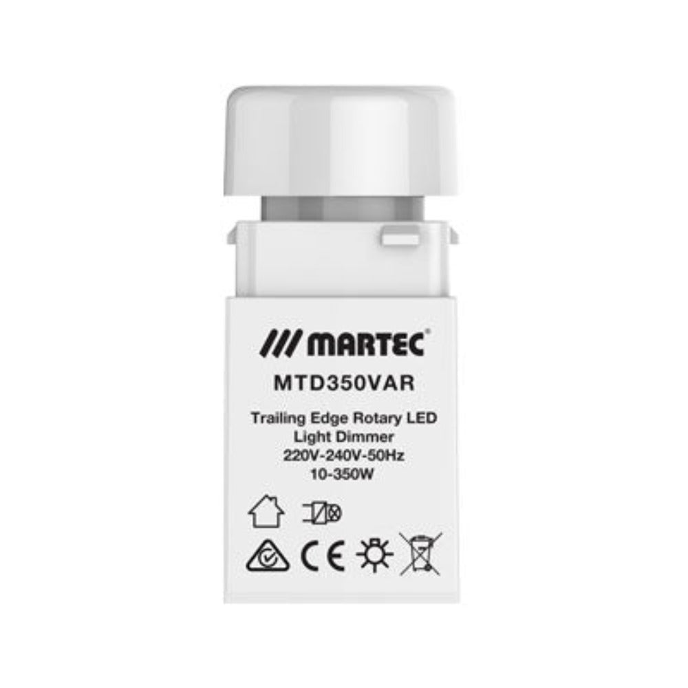 Buy Dimmers & Switches Australia Rotary LED Light Dimmer Trailing Edge - MTD350VAR