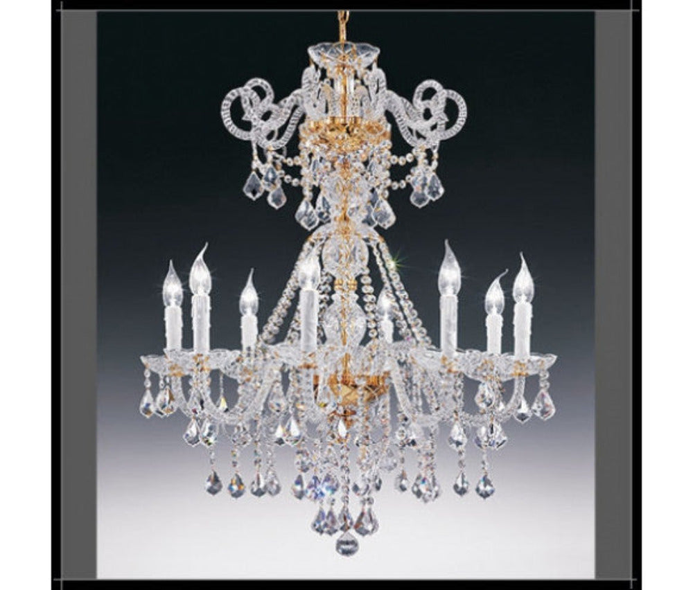 Buy Chandeliers Australia Fiorentino Lighting - DREAM 12 Light Crystal Chandelier Gold