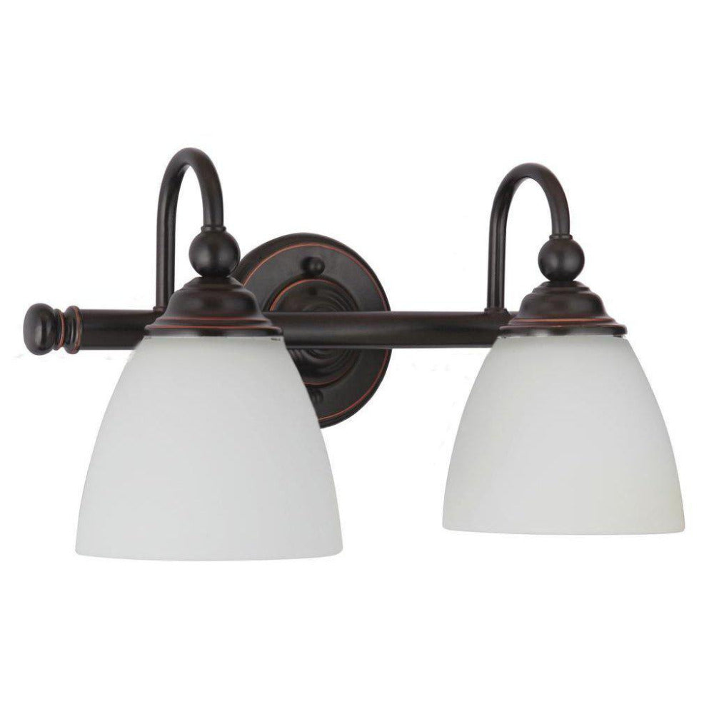 Buy Bathroom Vanity Lights Australia Nova 2 Light Wall Light Bronze - 1001373