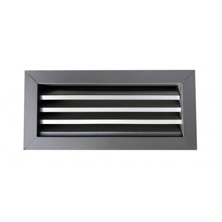 Premium Exterior Aluminium Vent 150mm with duct adapter - V150PALG